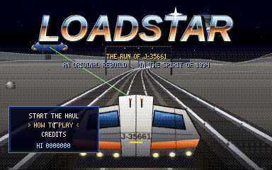 LOADSTAR title screen
